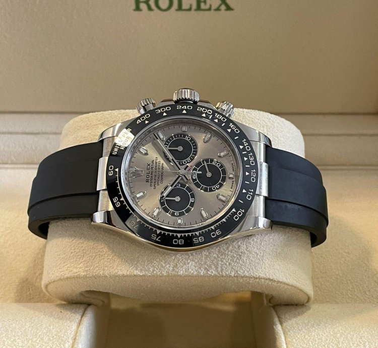 Rolex Daytona Cosmograph Daytona Ghost 116519ln Oyster Flex White Gold 2022