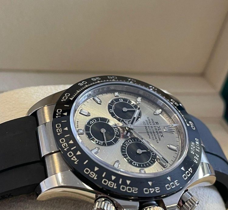 Rolex Daytona Cosmograph Daytona Ghost 116519ln Oyster Flex White Gold 2022