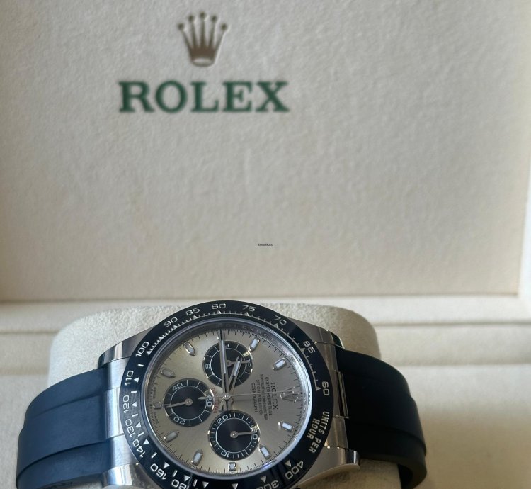 Rolex Daytona Cosmograph Daytona Ghost White Gold Oysterflex 116519ln 2022