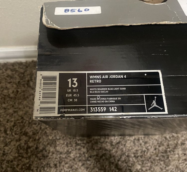 Air Jordan 4 Retro Sand Linen 2006 Size 11 5