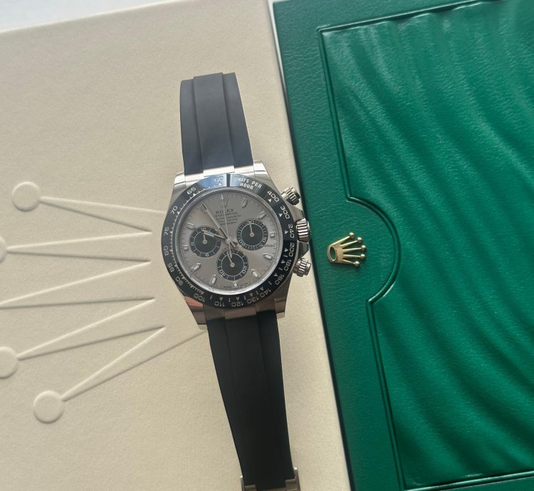Rolex Daytona Cosmograph Daytona Ghost White Gold Oysterflex 116519ln 2022