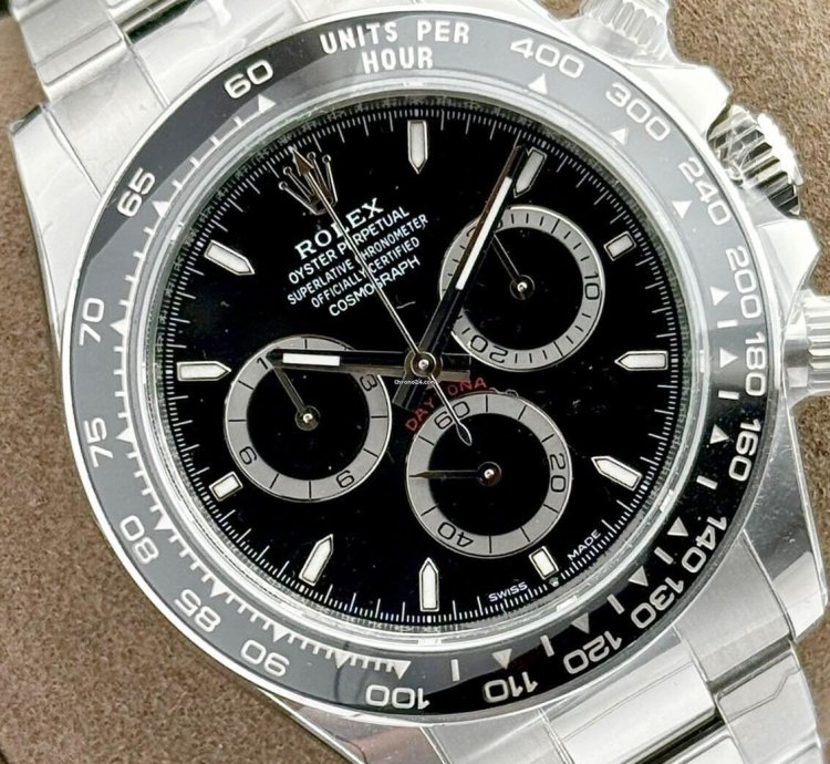 Rolex Daytona Cosmograph Daytona Godzilla Oystersteel Black Dial Oyster Bracelet