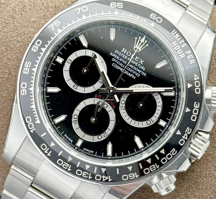 Rolex Daytona Cosmograph Daytona Godzilla Oystersteel Black Dial Oyster Bracelet