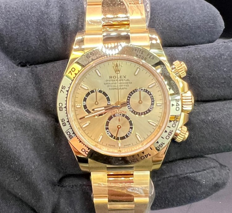 Rolex Daytona Cosmograph Daytona Golden Dial Full Yellow Gold