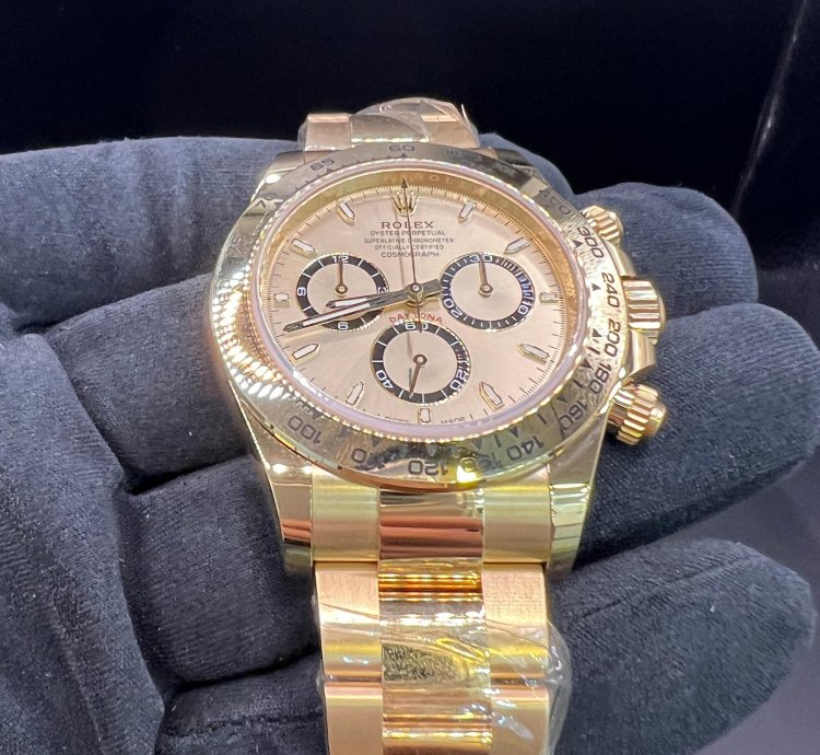 Rolex Daytona Cosmograph Daytona Golden Dial Full Yellow Gold