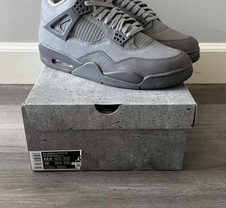 Air Jordan 4 Retro Se Wet Cement Sz 10 5 pre-owned