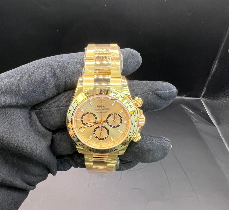 Rolex Daytona Cosmograph Daytona Golden Dial Full Yellow Gold