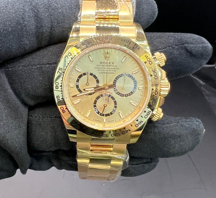 Rolex Daytona Cosmograph Daytona Golden Dial Full Yellow Gold