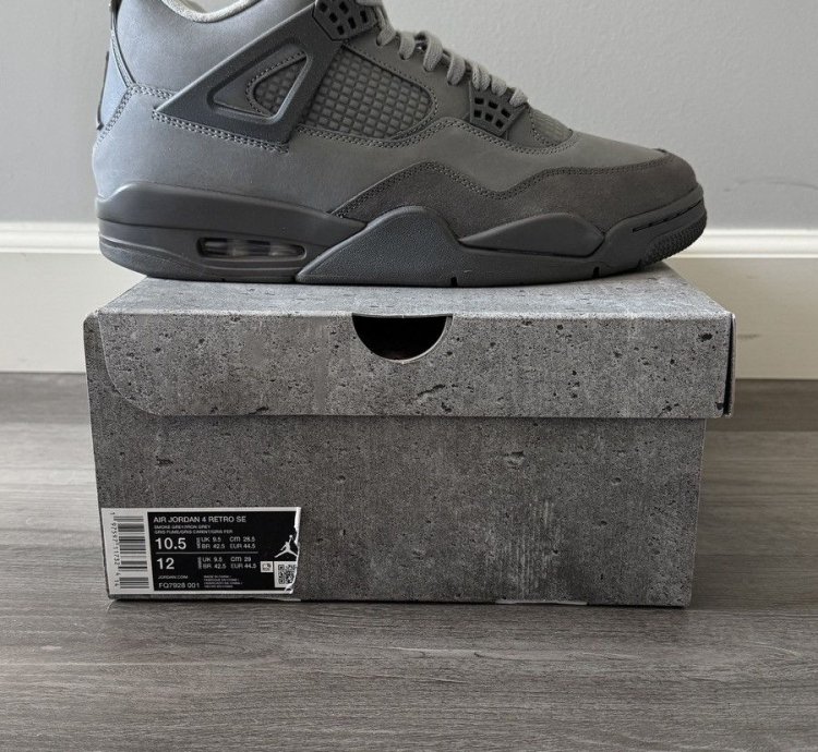 Air Jordan 4 Retro Se Wet Cement Sz 10 5 pre-owned