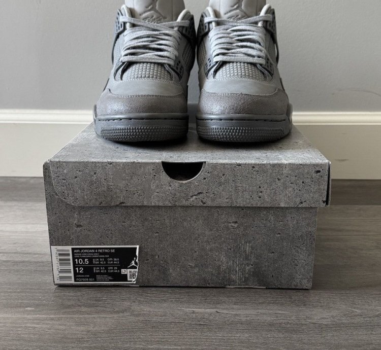 Air Jordan 4 Retro Se Wet Cement Sz 10 5 pre-owned