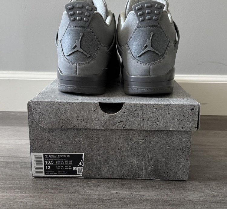 Air Jordan 4 Retro Se Wet Cement Sz 10 5 pre-owned