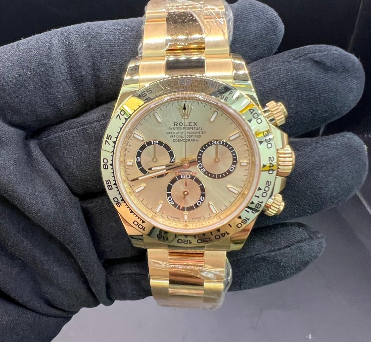 Rolex Daytona Cosmograph Daytona Golden Dial Full Yellow Gold