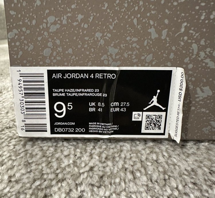 Air Jordan 4 Retro Taupe Haze 2021