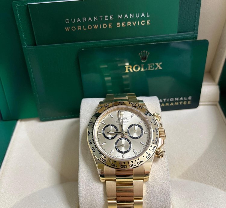 Rolex Daytona Cosmograph Daytona Golden Index Dial Oyster Bracelet 126508