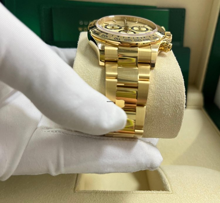 Rolex Daytona Cosmograph Daytona Golden Index Dial Oyster Bracelet 126508