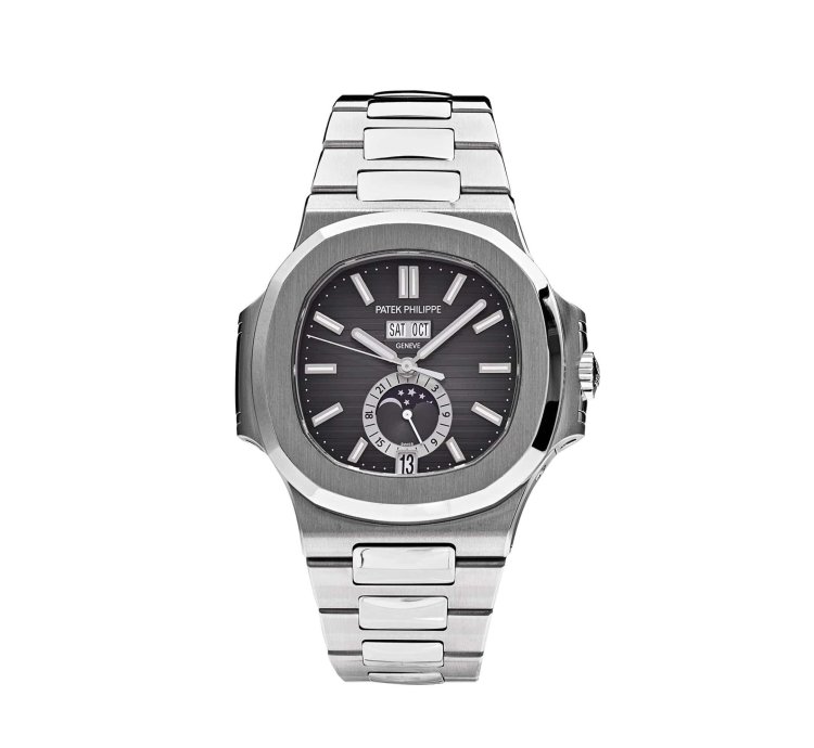 Patek Philippe Nautilus 5726 1a-001 Annual Calendar Moon Phases Stainless Steel 2017