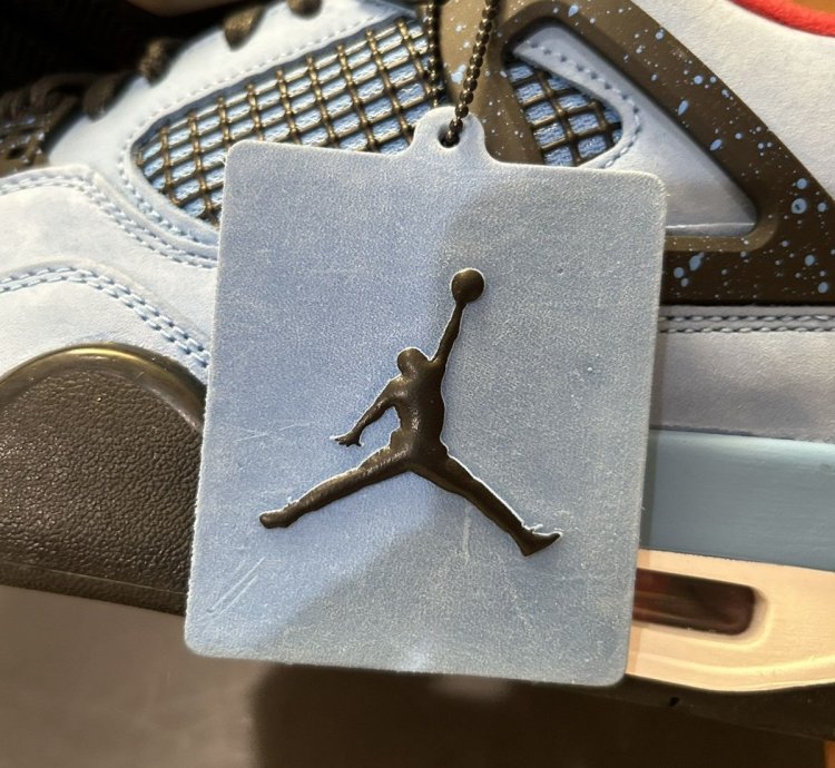 Air Jordan 4 Retro Travis Scott University Blue Cactus Jack