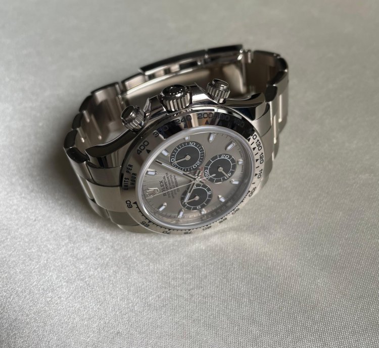 Rolex Daytona Cosmograph Daytona In White Gold Grey Dial - 116509