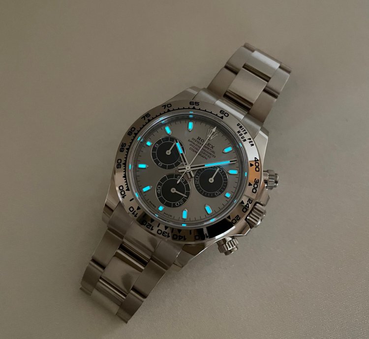 Rolex Daytona Cosmograph Daytona In White Gold Grey Dial - 116509