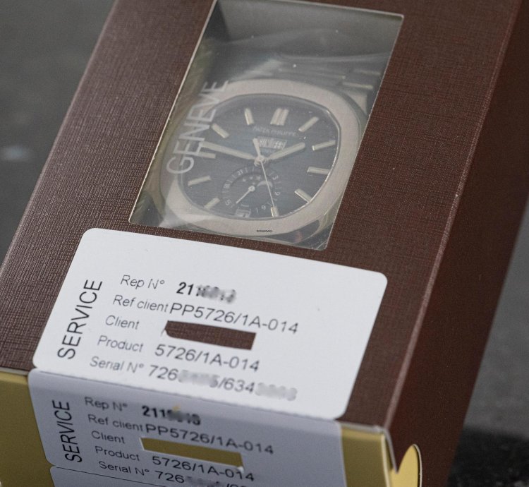 Patek Philippe Nautilus 5726 1a-014 Blue Dial Full Set 2019 Patek Service 2024