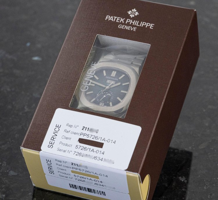 Patek Philippe Nautilus 5726 1a-014 Blue Dial Full Set 2019 Patek Service 2024