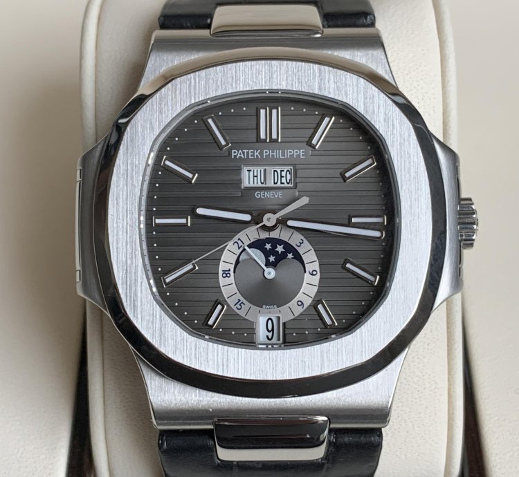 Patek Philippe Nautilus 5726 Annual Calendar Black Dial Full Set 2012