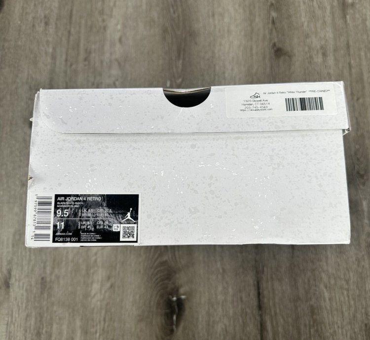 Air Jordan 4 Retro White Thunder Pre-owned