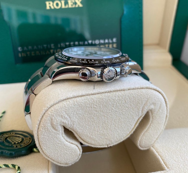 Rolex Daytona Cosmograph Daytona New 2023 White Panda Dial Black Ceramic Bezel - Stainless Steel