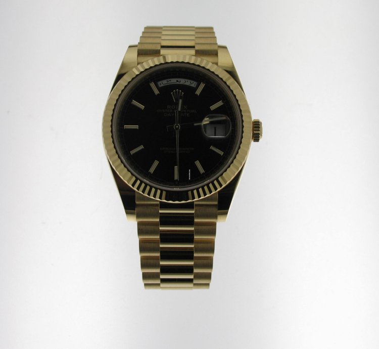 Rolex Day-date 40 Black Index Dial 228238 Arabic Language