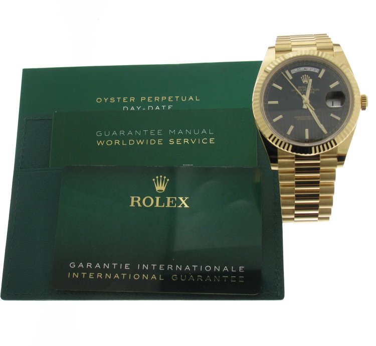 Rolex Day-date 40 Black Index Dial 228238 Arabic Language