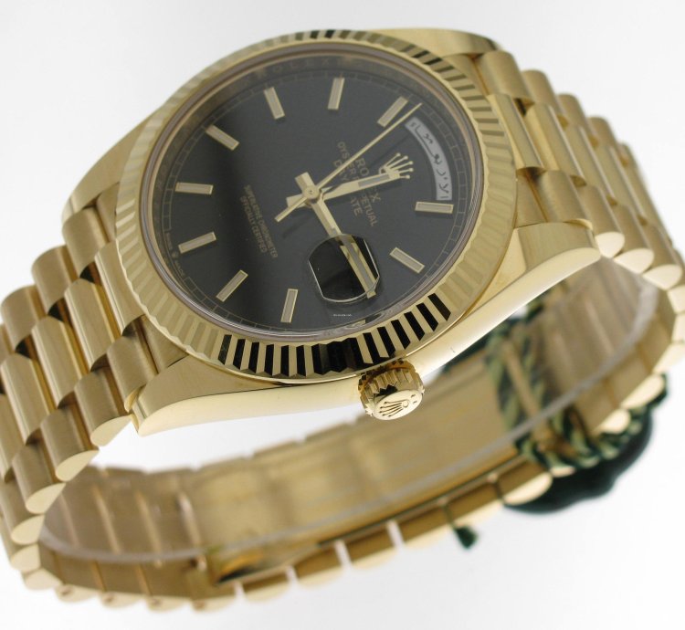 Rolex Day-date 40 Black Index Dial 228238 Arabic Language