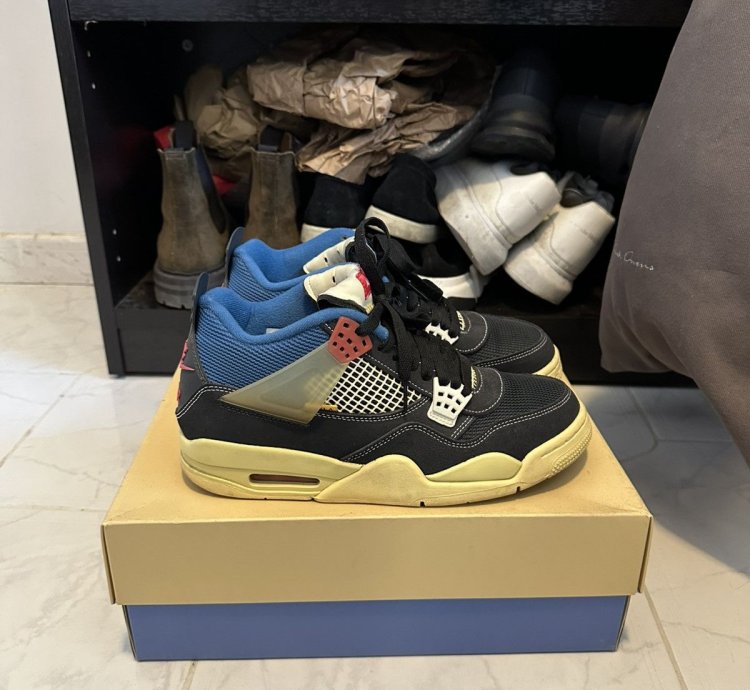 Air Jordan 4 Union La Off Noir