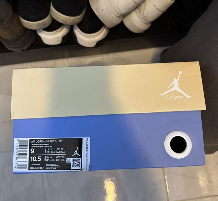 Air Jordan 4 Union La Off Noir