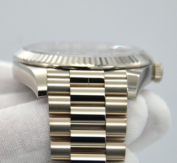 Rolex Day-date 40 Black Stick Dial
