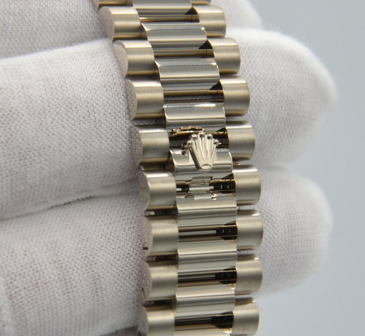 Rolex Day-date 40 Black Stick Dial