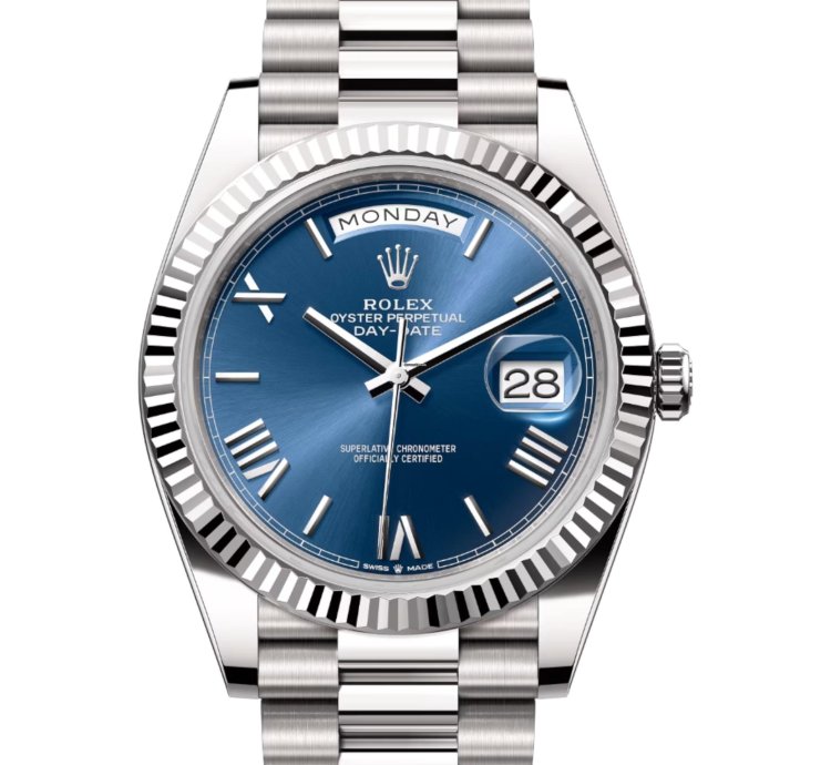 Rolex Day-date 40 Blue Dial 228239 Unworn Full Set