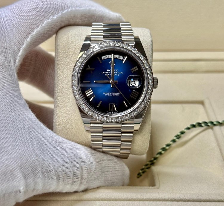 Rolex Day-date 40 Blue Ombr 228349rbr