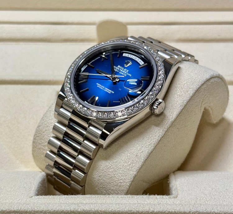 Rolex Day-date 40 Blue Ombr 228349rbr