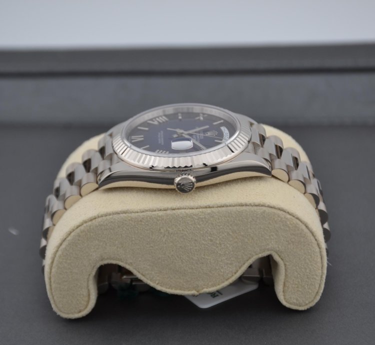 Rolex Day-date 40 Blue Ombr Dial White Gold 2024 New Release