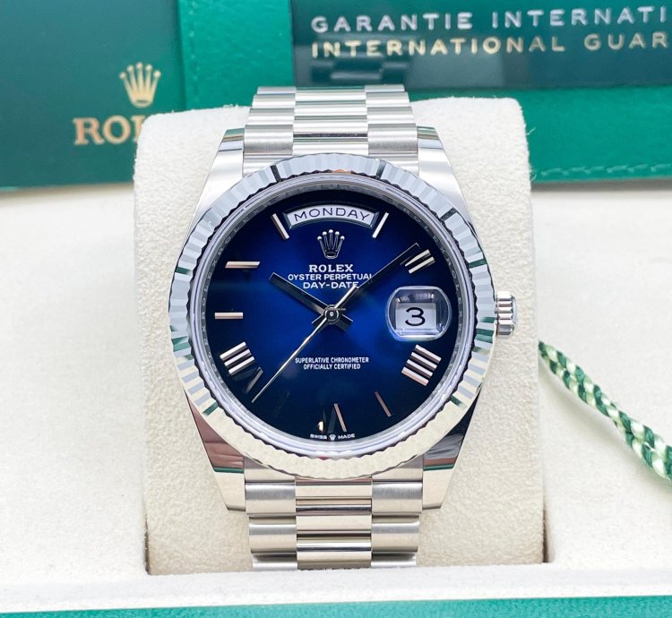Rolex Day-date 40 Blue Ombre 2025