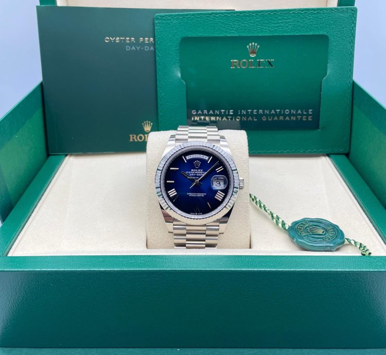Rolex Day-date 40 Blue Ombre 2025