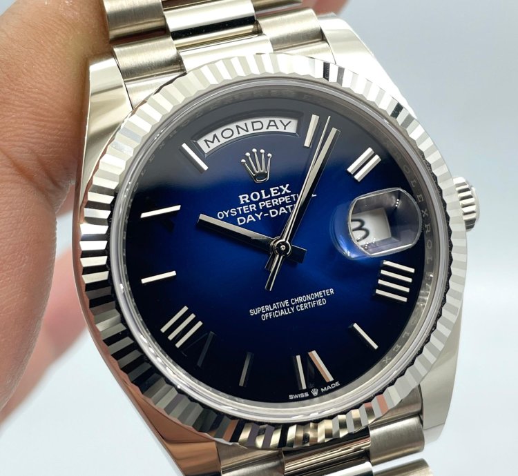 Rolex Day-date 40 Blue Ombre 2025