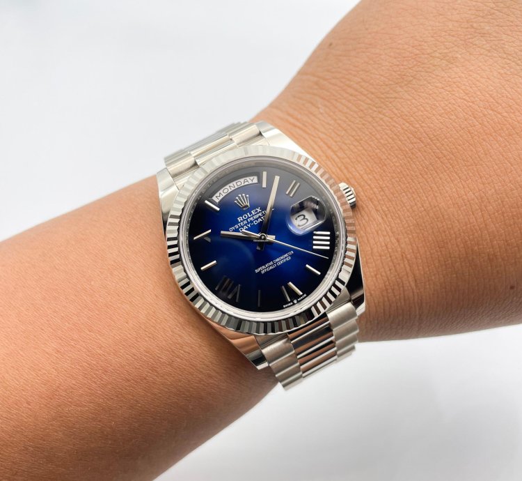 Rolex Day-date 40 Blue Ombre 2025