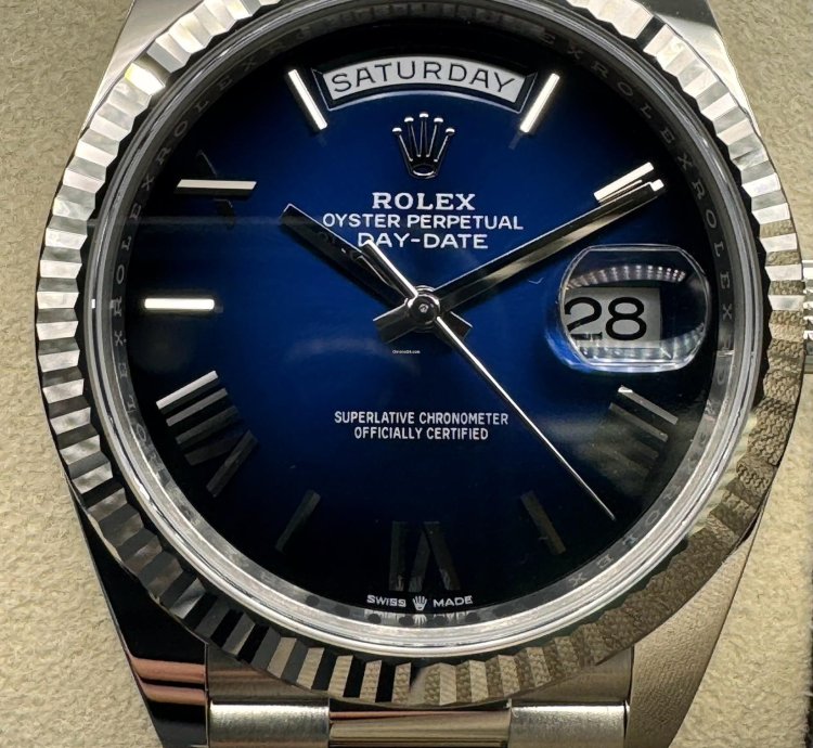Rolex Day-date 40 Blue Ombre Dial Unworn