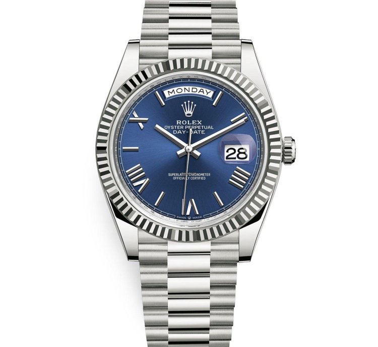 Rolex Day-date 40 Blue Roman Dial 40mm 228239 Mens Watch