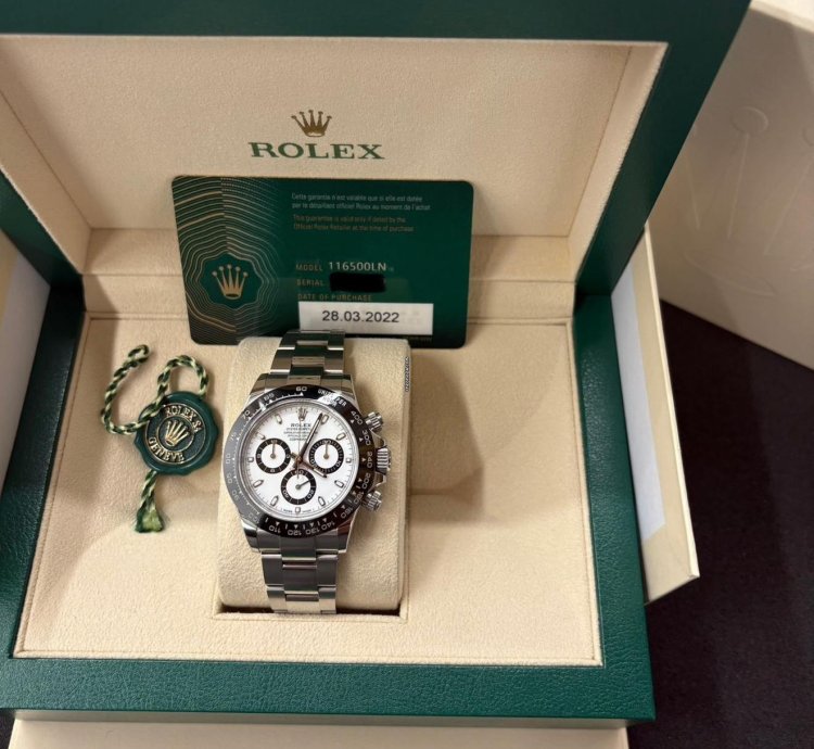 Rolex Daytona Cosmograph Daytona Panda Dial Oyster Men Watch 116500ln-0001