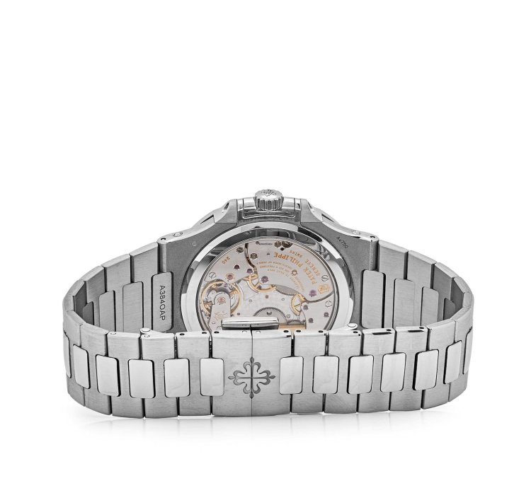 Patek Philippe Nautilus 5740 1g-001 Tiffany And Co Perpetual Calendar Moon Phases White Gold Blue Dial