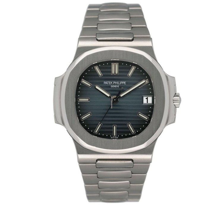 Patek Philippe Nautilus 5800 1a Blue Dial Mens Watch Box Papers