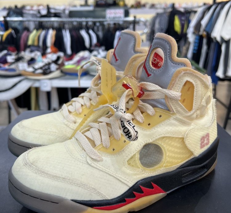 Air Jordan 5 Off White Sail Sz 6 5 2020