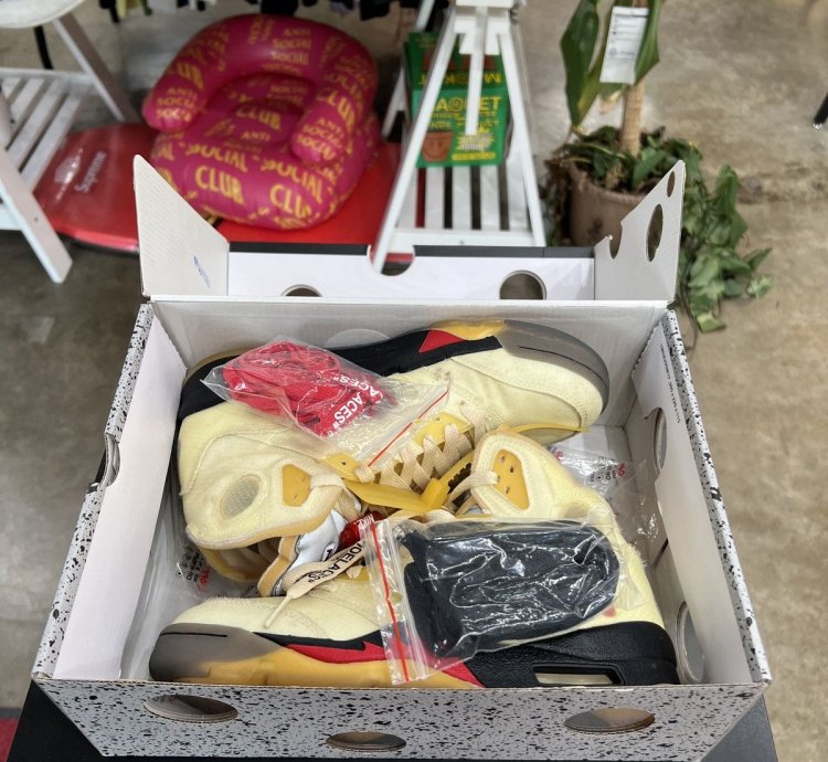 Air Jordan 5 Off White Sail Sz 6 5 2020